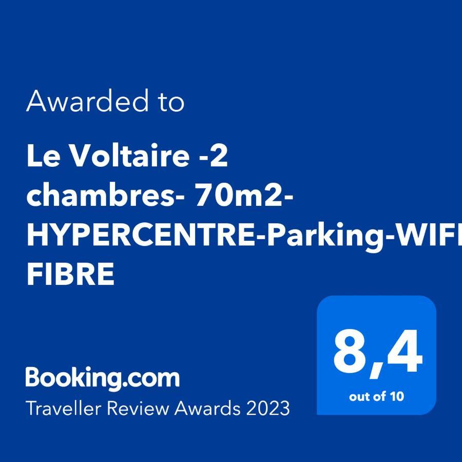 Le Voltaire -2 Chambres- 70M2- Hypercentre-Parking-Wifi Fibre ตาร์บ ภายนอก รูปภาพ